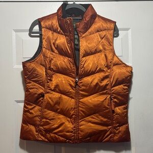 Eddie Bauer Rust Puffer Vest